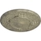 Ekena Millwork Flower Ceiling Medallion (Fits Canopies up to 3 7/8"), 27"OD x 1 1/8"P, Castle Stone Crackle CM27FLCSC - alternate 4